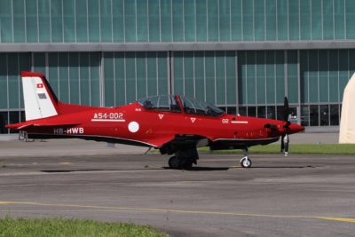 Pilatus PC-21 A54-002 für die Royal Australian Air Force (RAAF) mit der Übergangsregierung HB-HWB